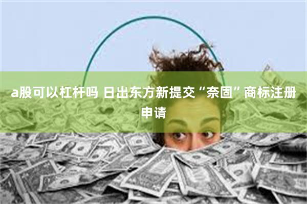 a股可以杠杆吗 日出东方新提交“奈固”商标注册申请